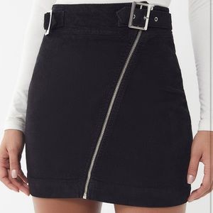 Urban outfitters buckle corduroy mini skirt